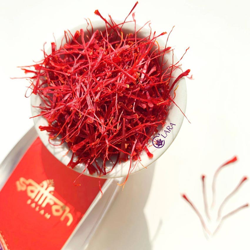 [Combo Mua 1 tặng 6] Set 3gram Saffron Salam (Tặng 6 hũ yến chưng Saffron Đông Trùng Hạ Thảo 70ml)