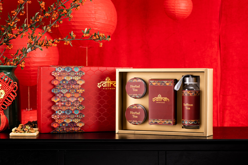 [HỘP QUÀ SHADI #3] Saffron Salam + 2 trà hoa