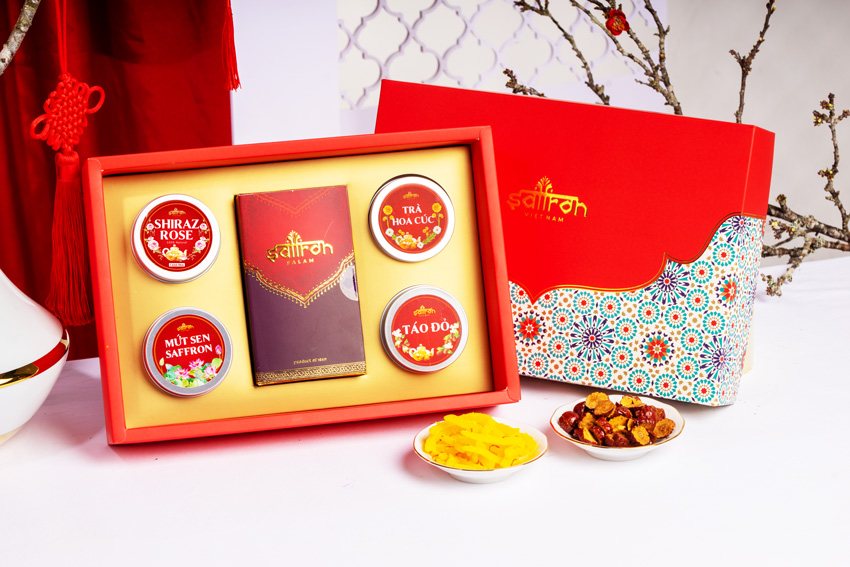 [HỘP QUÀ FARID #6] Saffron Salam + Mứt Sen