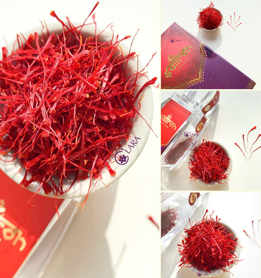 [Mua 1 tặng 1] Nhụy hoa nghệ tây Saffron Salam Organic 5 năm tuổi hộp 1gr (tặng bình thuỷ tinh)