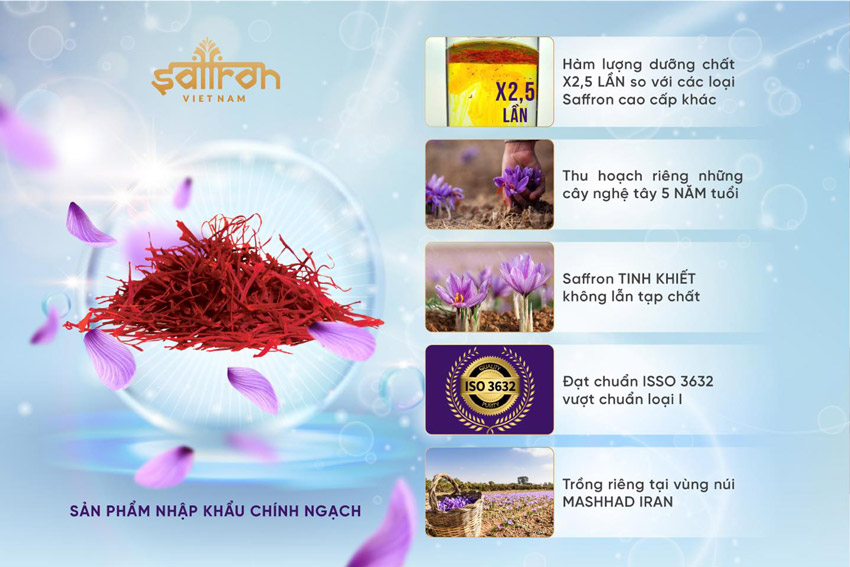 [HỘP QUÀ FARID #7] Set 3gr Saffron Salam và Giai Lệ Trà