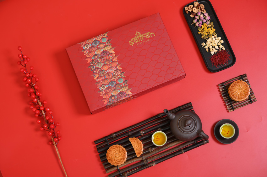 Set AZAR #1 – Hộp quà Saffron SALAM & 2 bánh nướng Saffron cao cấp