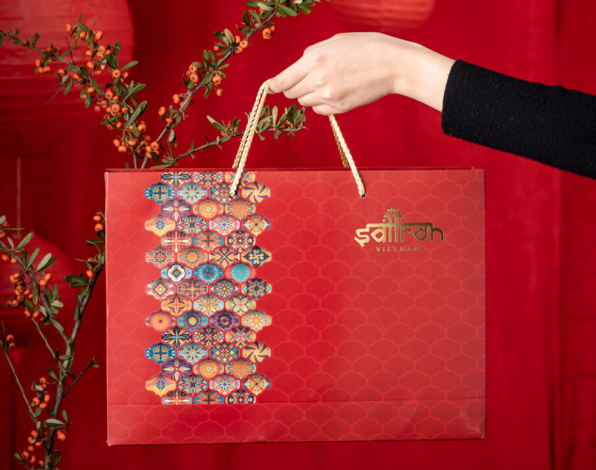 Set AZAR #1 – Hộp quà Saffron SALAM & 2 bánh nướng Saffron cao cấp