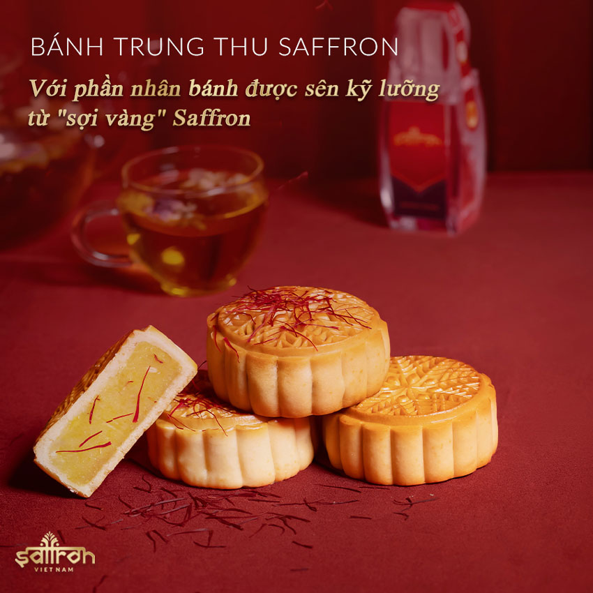 Set AZAR #2 – Hộp quà Saffron SHYAM & 2 bánh nướng Saffron cao cấp