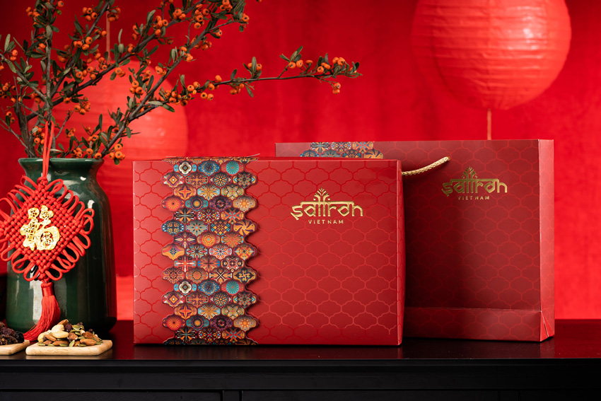 Set AZAR #2 – Hộp quà Saffron SHYAM & 2 bánh nướng Saffron cao cấp