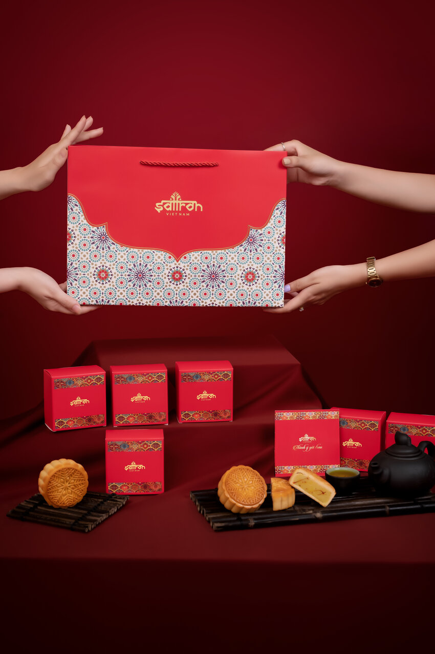 Set MAHDI – Hộp quà 6 bánh trung thu truyền thống 120gr