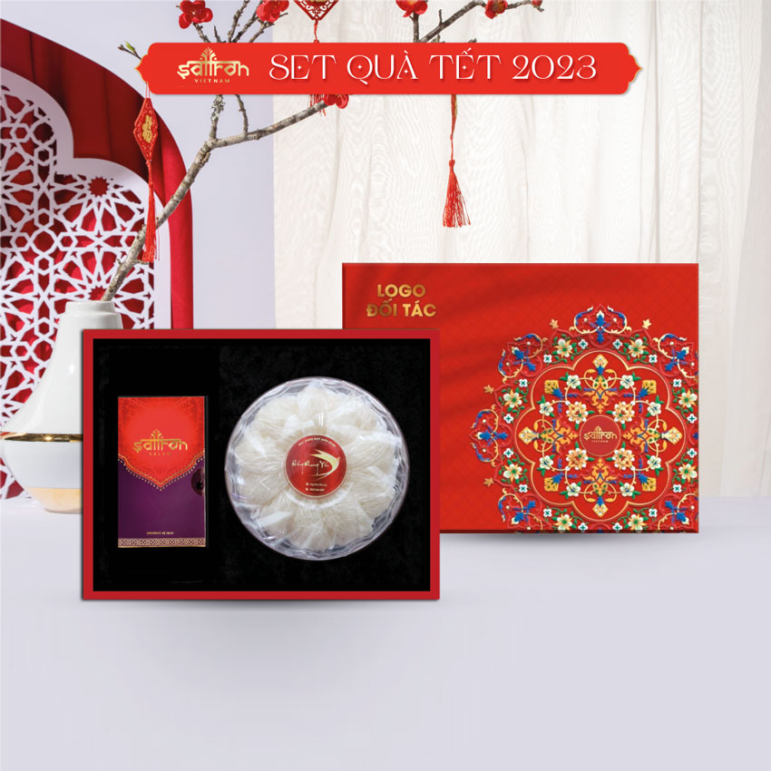 [Set quà AMIR #01] – Saffron Salam 1Gram + Yến tinh chế 50gram
