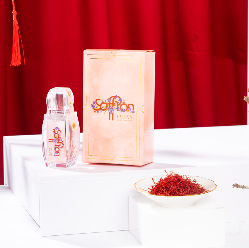 [ HỘP QUÀ EMAD #01] Saffron Jahan 1Gr + Trà hoa cúc + Trà hoa nhài + Trà hoa hồng + Trà táo đỏ