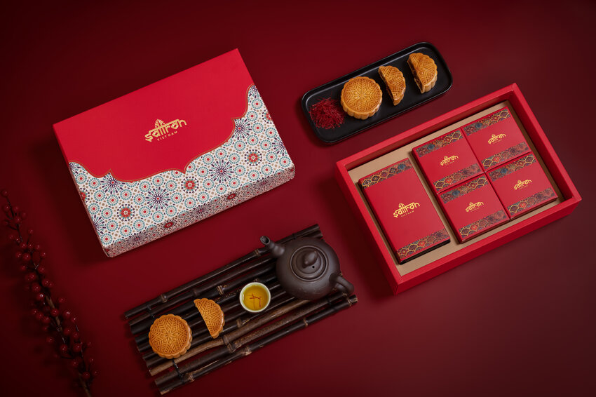 Set RADIN #2- Hộp 4 bánh Trung Thu và Nhuỵ hoa nghệ tây Saffron Shyam