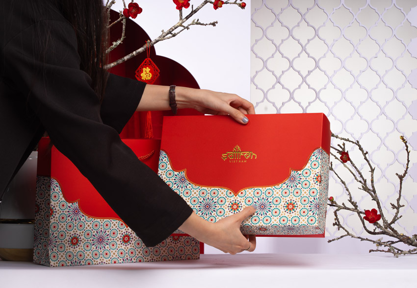 Set RADIN #3 – Hộp 4 bánh trung thu và Nhụy hoa nghệ tây Saffron Jahan