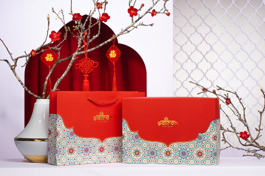 Set RADIN #3 – Hộp 4 bánh trung thu và Nhụy hoa nghệ tây Saffron Jahan