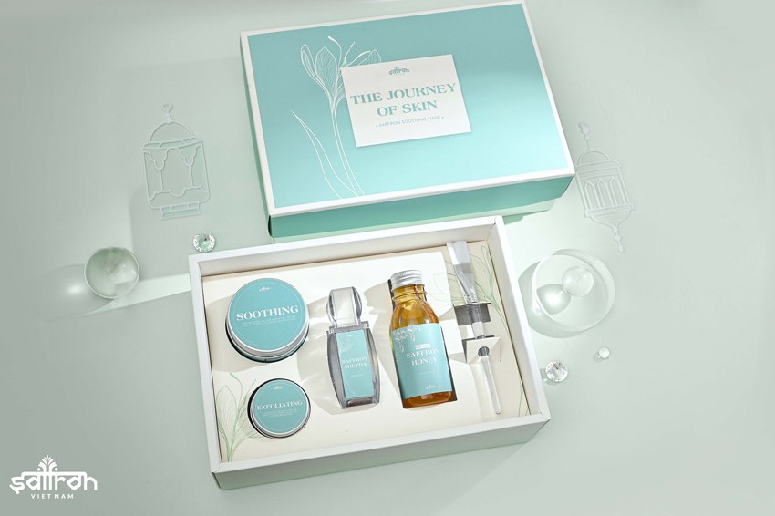 The Journey of Skin | Bộ sản phẩm Phục Hồi Và Trị Mụn Saffron Soothing Mask